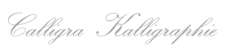 Text written in Calligra Calligraphy for LaTeX: Calligra Kalligraphie.